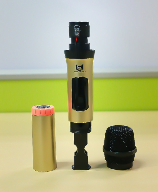 Micro Không Dây Đa Năng BEST SOUND V-W003A màu vàng đen ( Loại 1 Mic ) - Ảnh 7