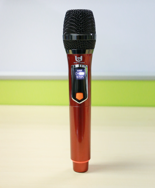 Micro Không Dây Đa Năng BEST SOUND V-W108A màu đỏ, xanh ( Loại 1 Mic ) - Ảnh 4