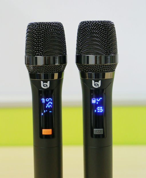 Micro Không Dây Đa Năng BEST SOUND U-WR20 màu xám đen ( Loại 2 Mic ) - Ảnh 7
