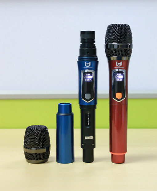Micro Không Dây Đa Năng BEST SOUND V-W108 màu đỏ, xanh ( Loại 2 Mic ) - Ảnh 10