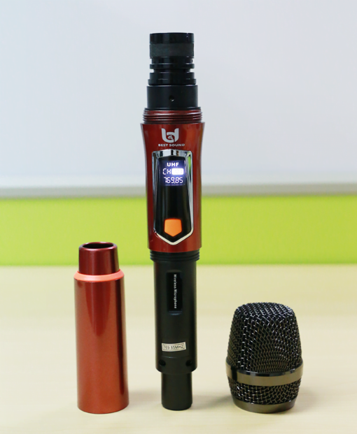 Micro Không Dây Đa Năng BEST SOUND V-W108A màu đỏ, xanh ( Loại 1 Mic ) - Ảnh 7