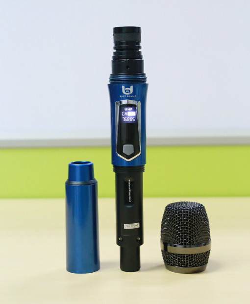 Micro Không Dây Đa Năng BEST SOUND V-W108 màu đỏ, xanh ( Loại 2 Mic ) - Ảnh 11