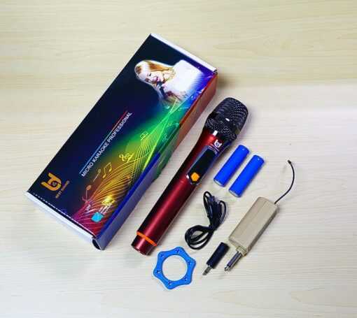 Micro Không Dây Đa Năng BEST SOUND V-W108A màu đỏ, xanh ( Loại 1 Mic ) - Ảnh 10