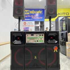 Loa Kéo 4 Tấc Đôi ( Bass 40 Đôi ) Công Suât Lớn - Mẫu Mới Nhất 2023 DP-A1