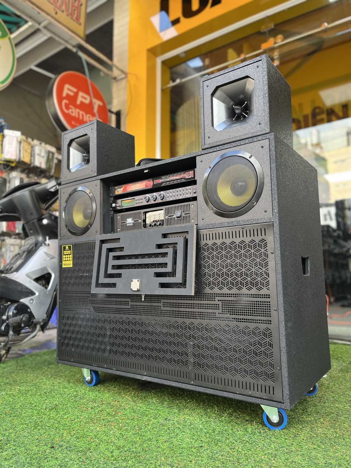 Loa Kéo Điện DP-S500 Dạng GẬP Công Suất CỰC LỚN - Ảnh 3