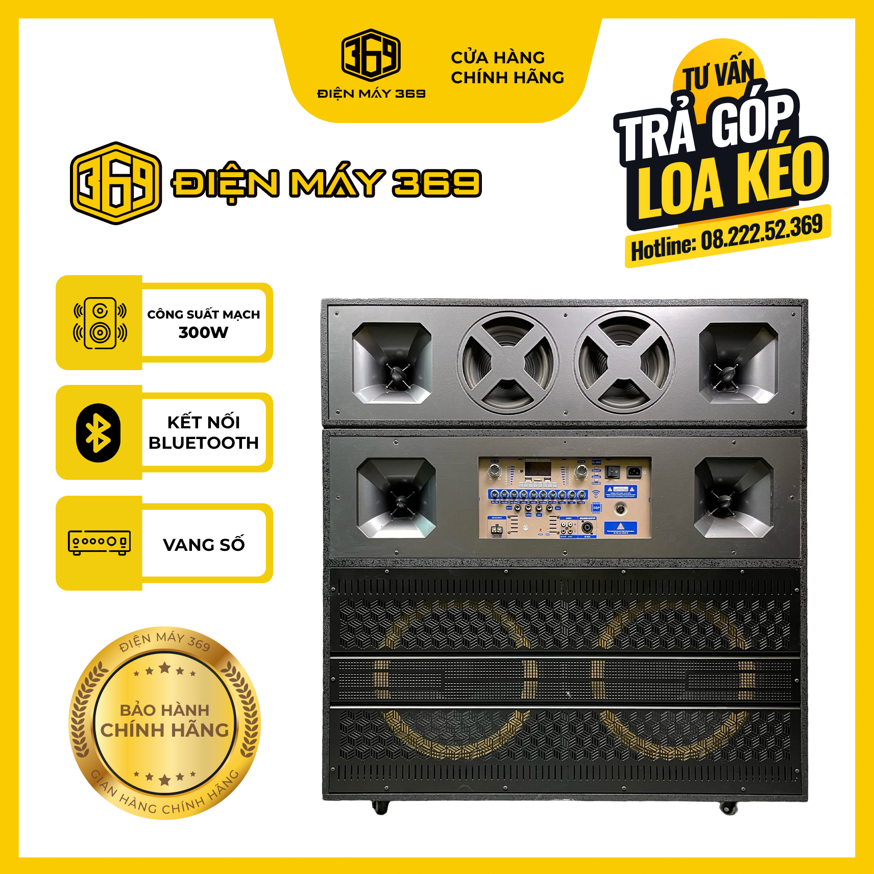 Loa Kéo Gập Bass 40 Đôi DP A1 Plus