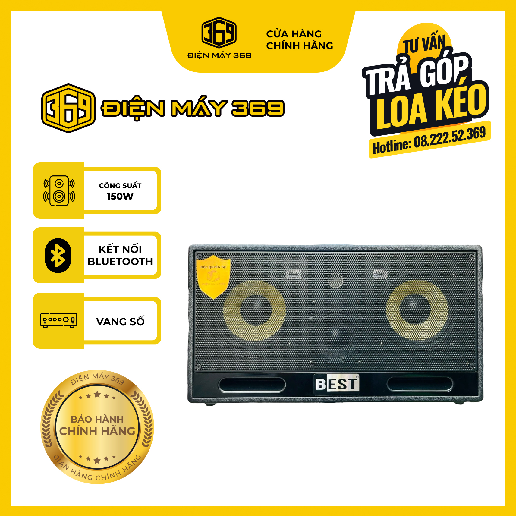 Loa Xách Tay BEST 369 - Chống Hú Cực Tốt
