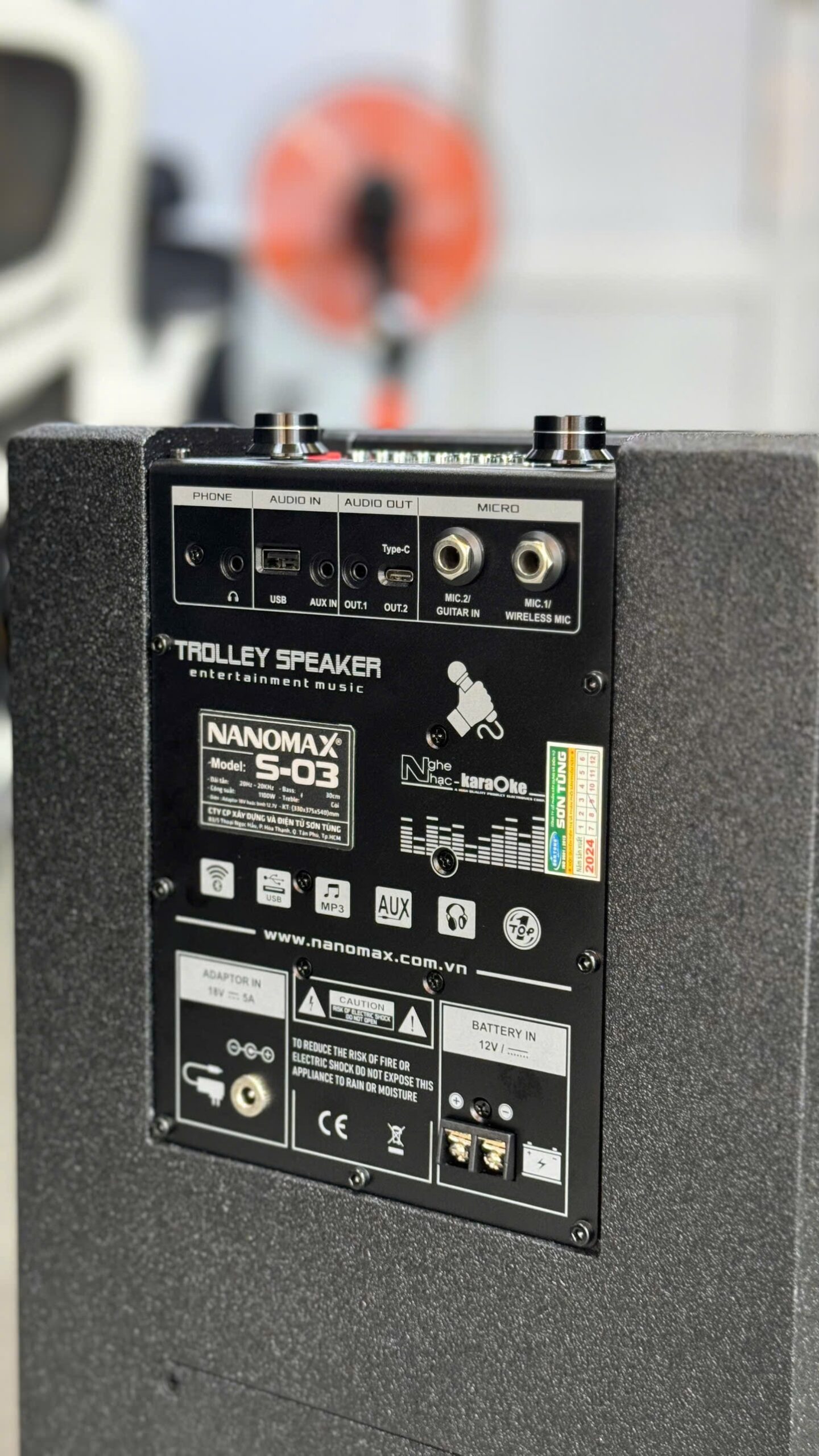 Loa Xách Tay Công Suất Lớn Nanomax S03