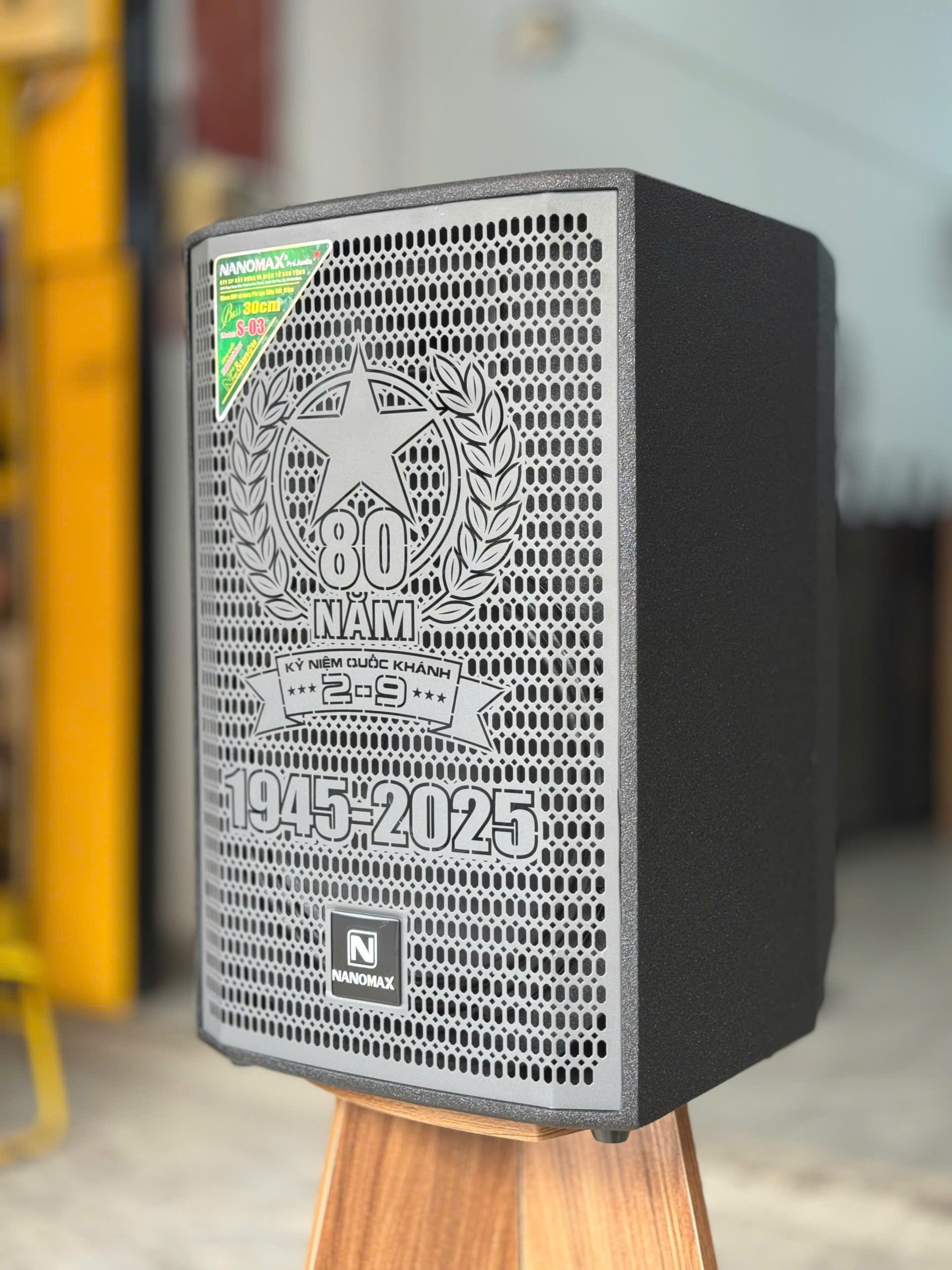 Loa Xách Tay Công Suất Lớn Nanomax S03 Phiên Bản Đặc Biệt – Hào Khí 80 Năm Tự Hào Dân Tộc - Ảnh 7