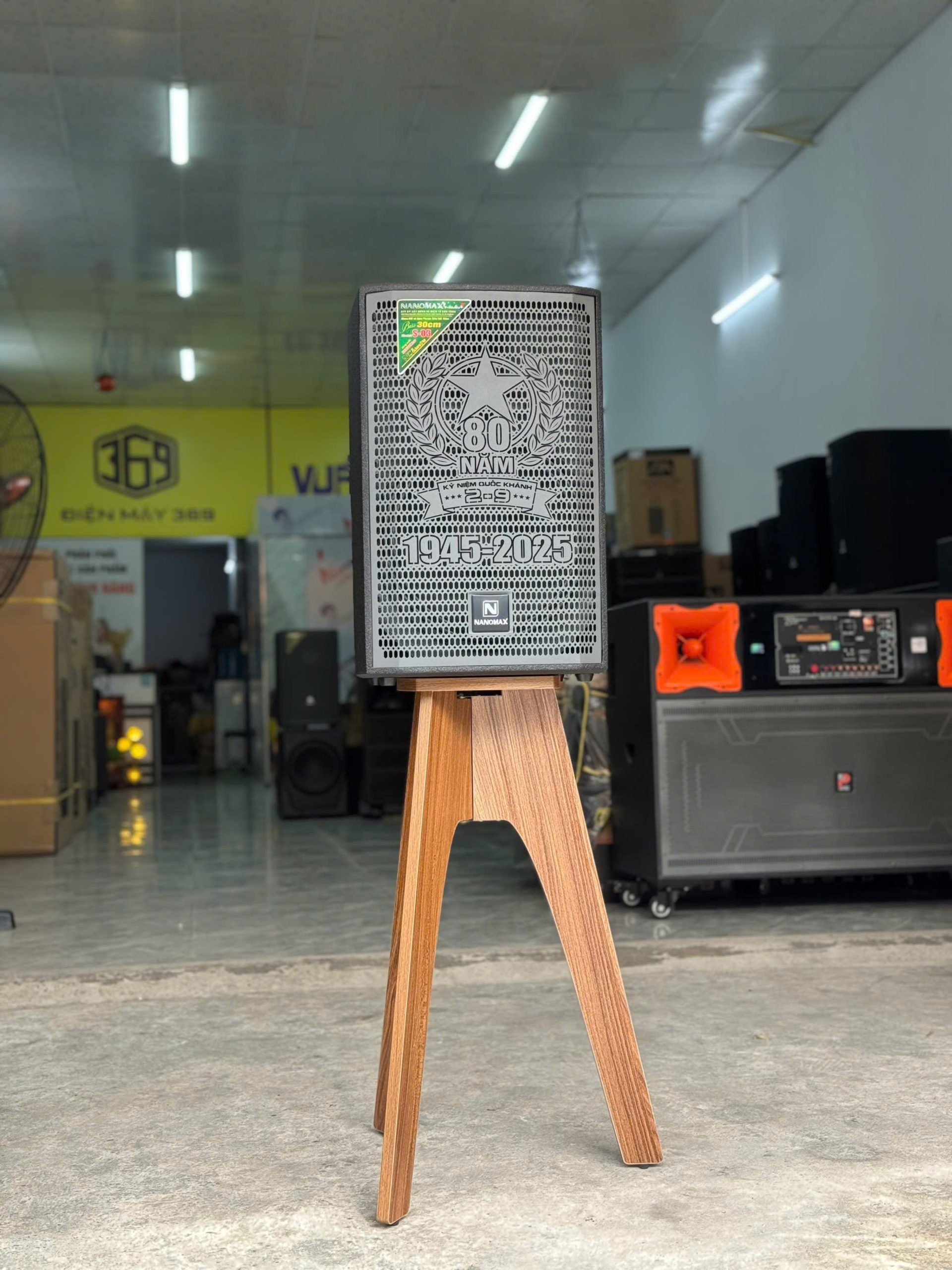 Loa Xách Tay Công Suất Lớn Nanomax S03 Phiên Bản Đặc Biệt – Hào Khí 80 Năm Tự Hào Dân Tộc - Ảnh 9