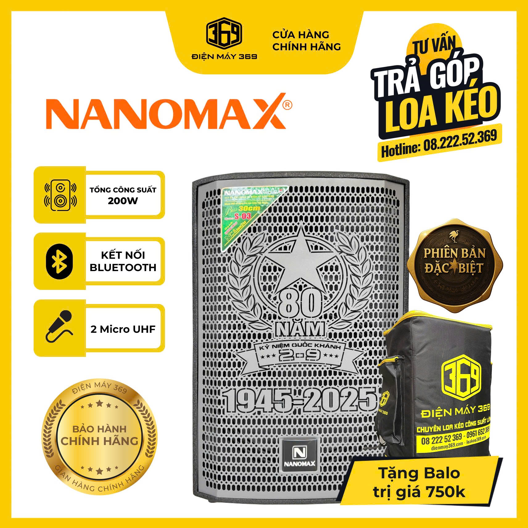 Loa Xách Tay Nanomax S03