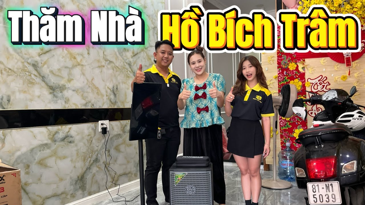 Thăm Nhà Nữ Diễn Viên HỒ BÍCH TRÂM cùng Khui Thùng Loa Xách Tay NANOMAX S-03