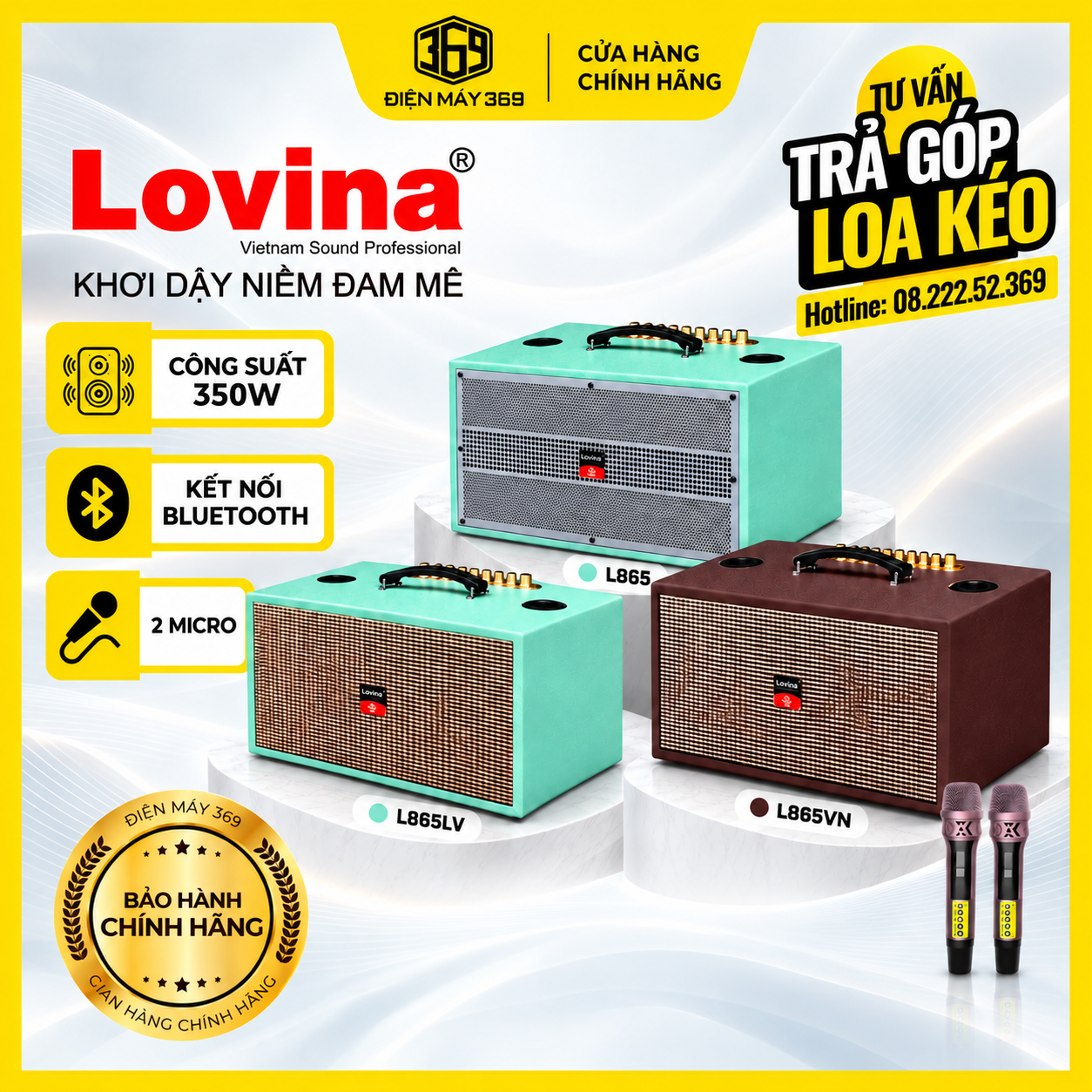 Loa Xách Tay Lovina L865